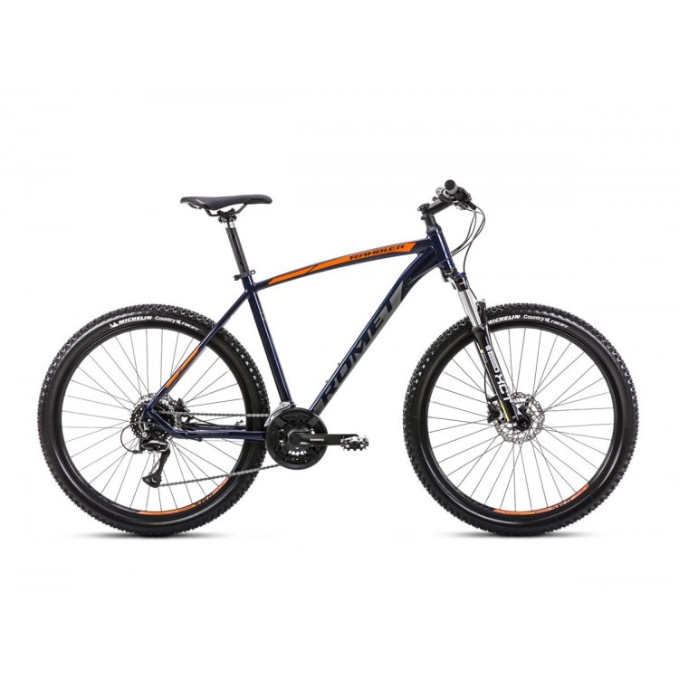 Horský bicykel ROMET RAMBLER R7.3 2024 L Námornícka modro-oranžová